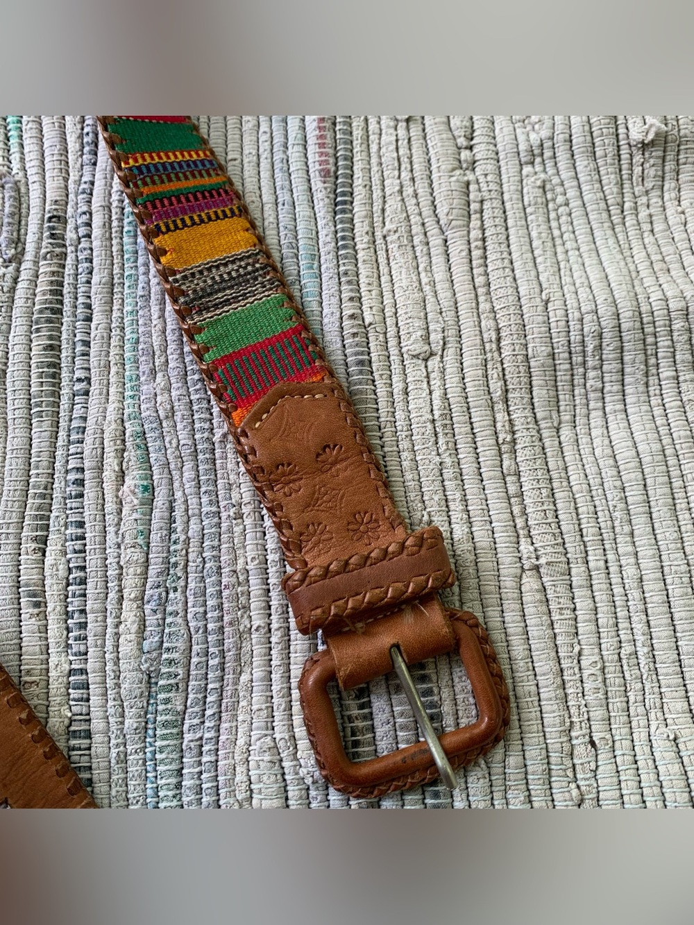 Vintage Handwoven  Belt boho colorful